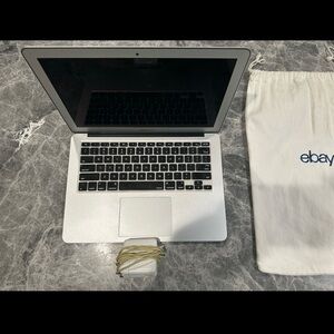 Apple MacBook Air Silver with Charger and Carry Pouch